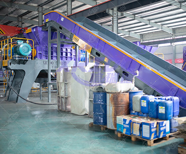 Paper Mill Waste Shredder