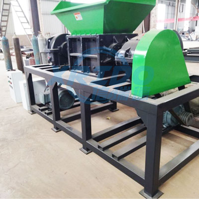 function of the double shaft shredder