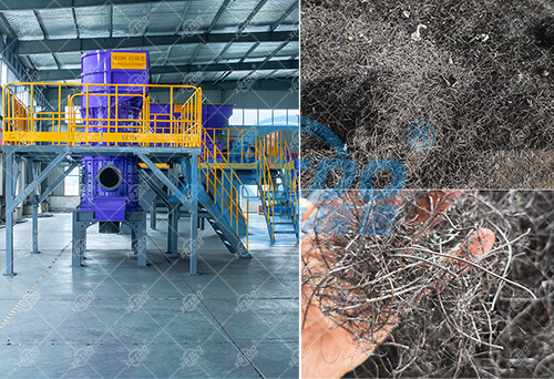 metal steel wire crusher