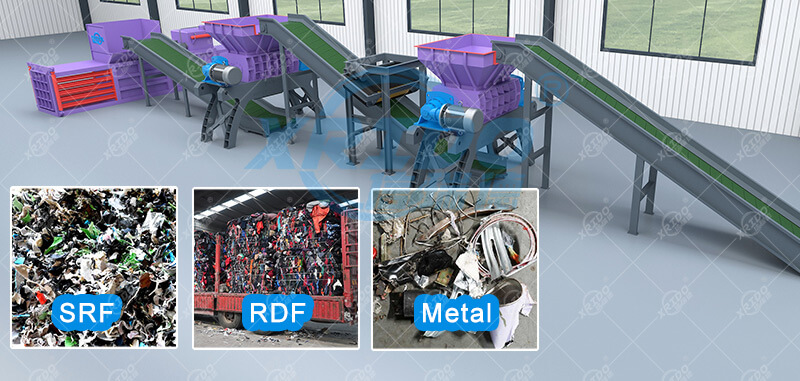 Industrial Waste Shredder