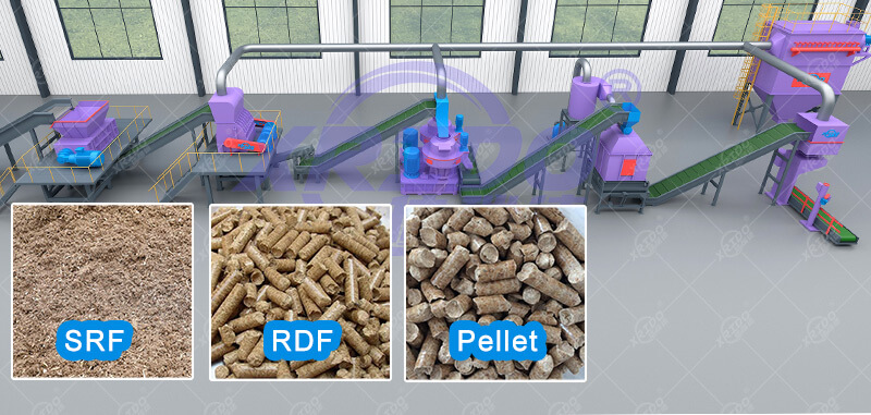 Biomass pellet/briquette Plant