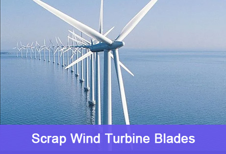 Scrap Wind Turbine Blades