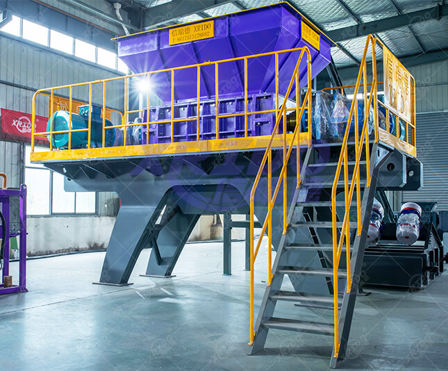 waste shredder machine