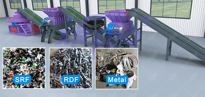 Industrial Waste to RDF briquette Plant