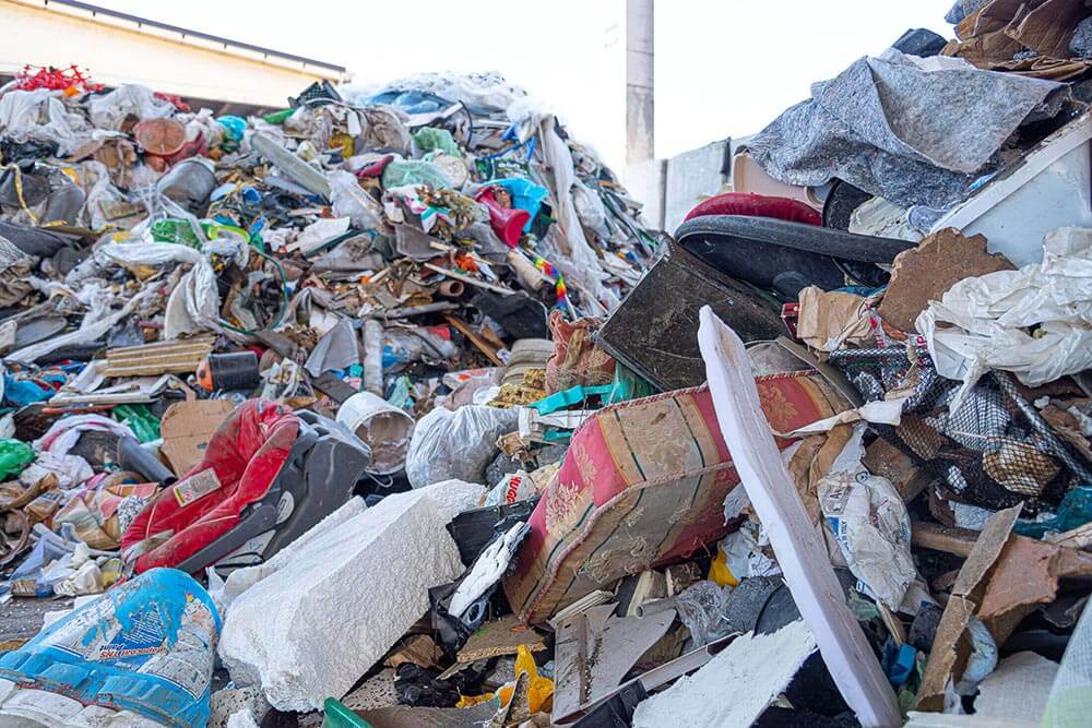 What types of waste are included in urban waste?