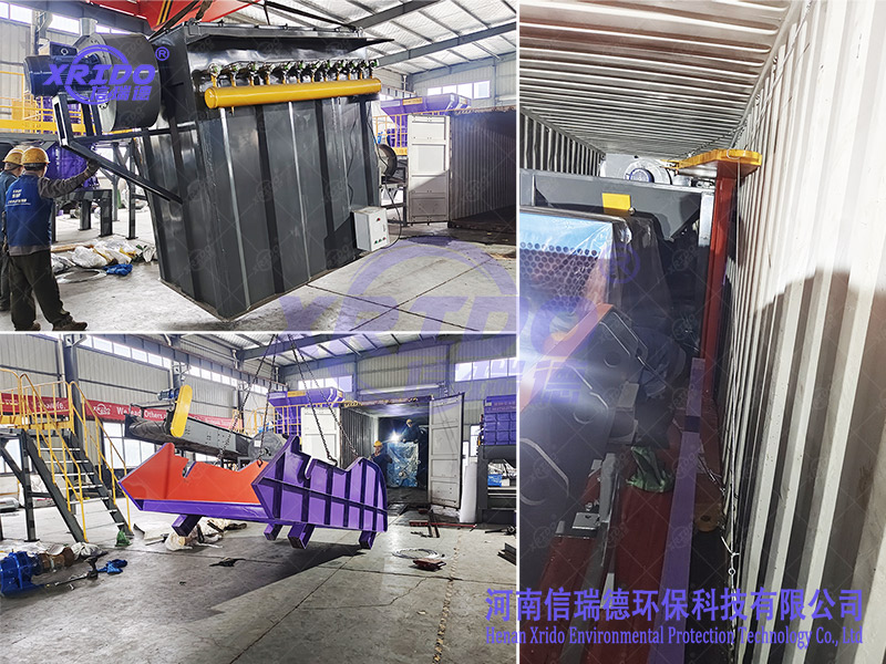Scrap Metal Shredding and Sorting Line