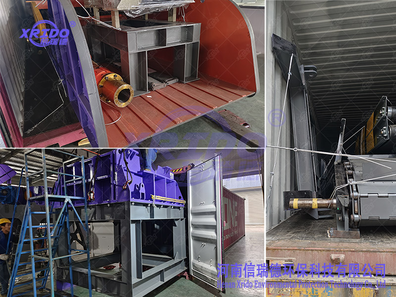 scrap steel shredding and sorting line
