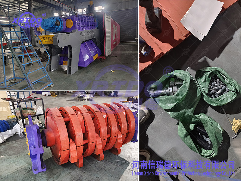 scrap steel shredding and sorting line