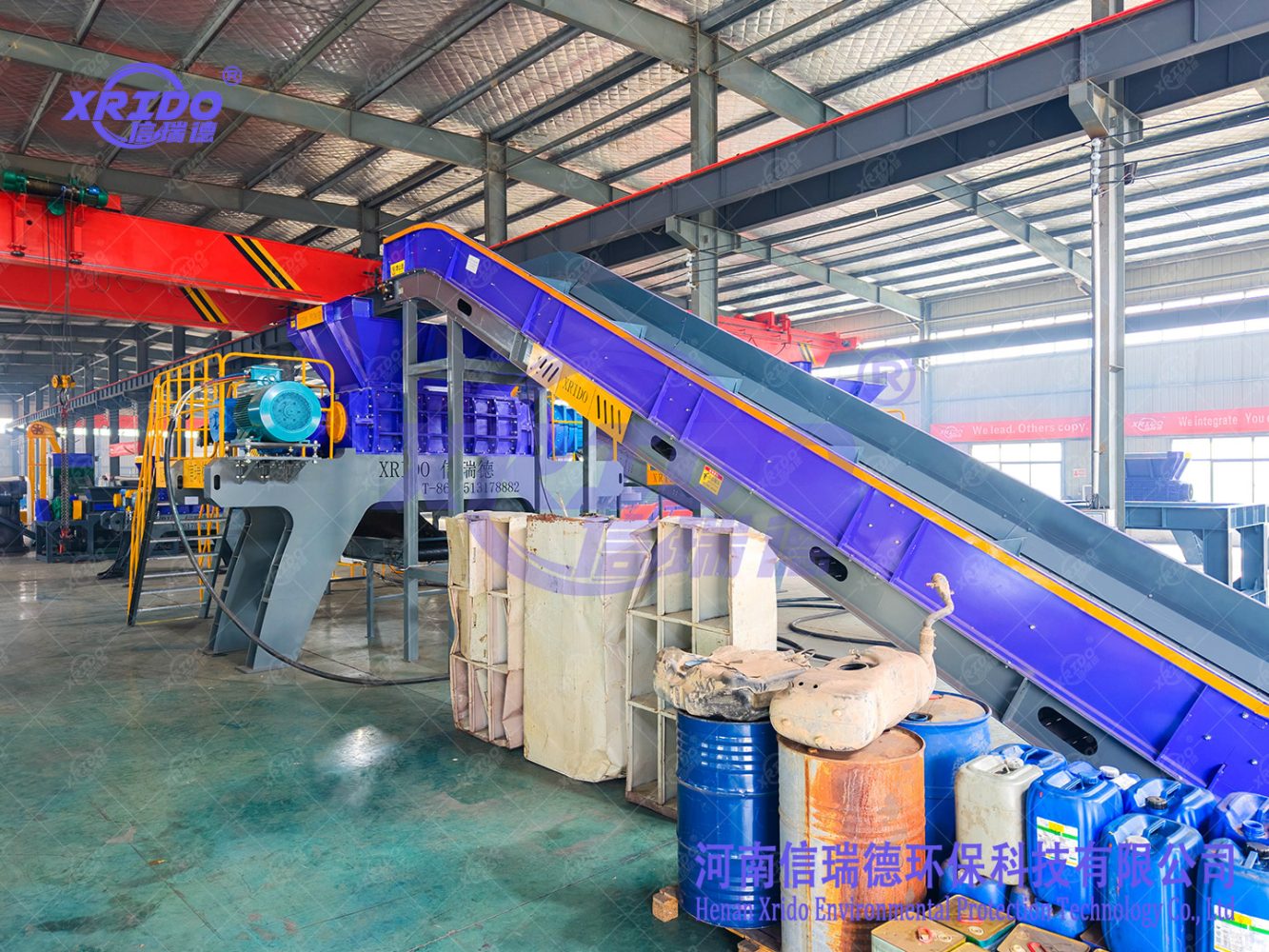 Solid Waste Shredder for Plastic