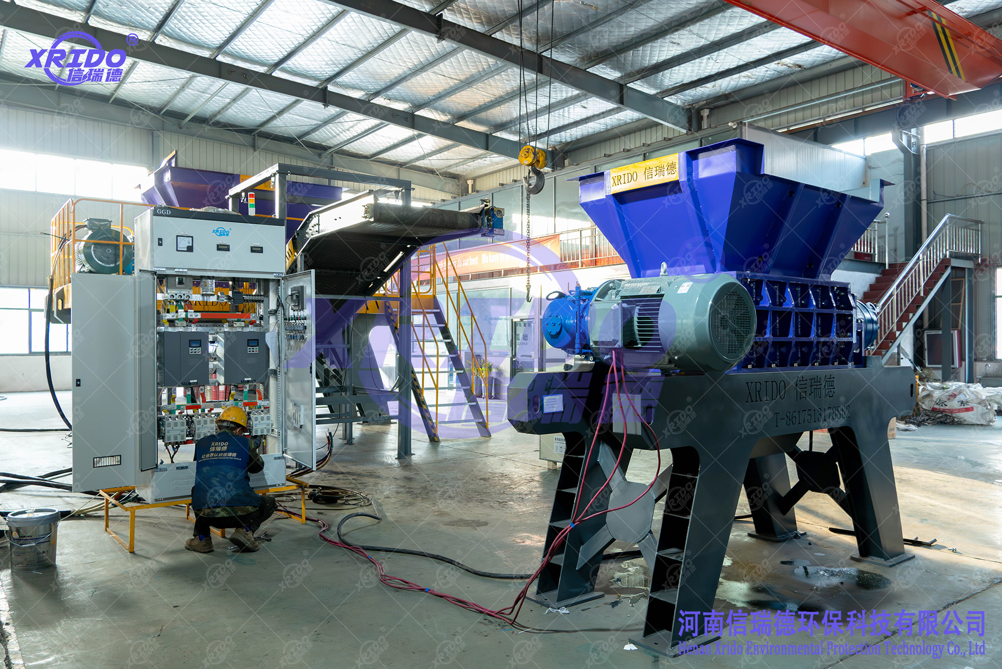 Pre-Shredder for RDF, Xrido Machine