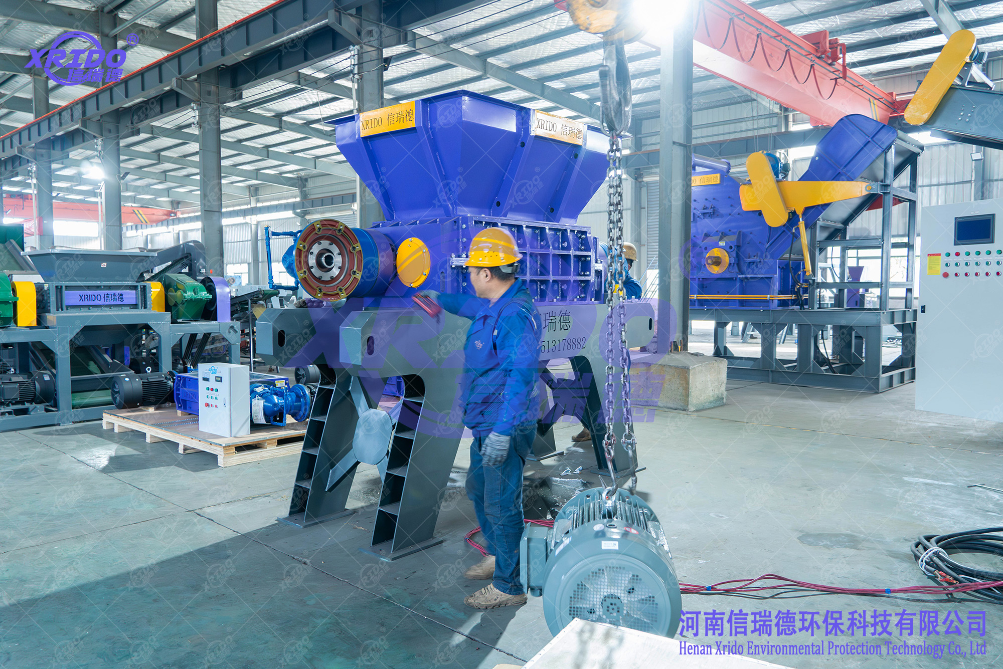 Pre-Shredder for RDF, Xrido Machine