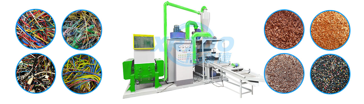 8 Xrido Mini-Size Copper Wire Recycling Machines Shipped to Sri Lanka