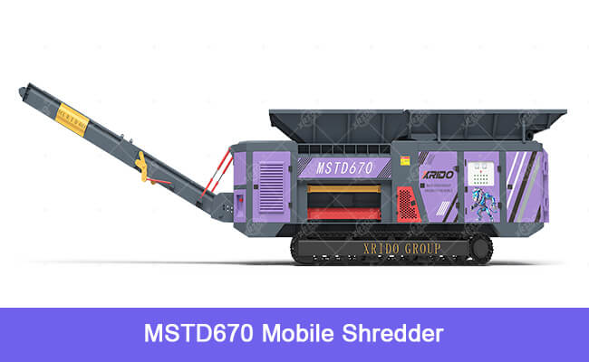 MSTD670 Mobile Shredder Machine
