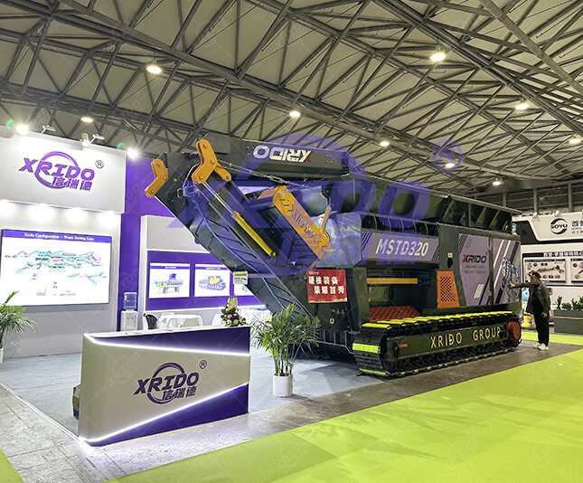 MSTD 320 Mobile Shredder, Mobile Crusher, XRIDO Mobile Shredder