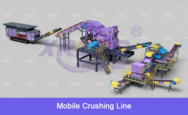 Mobile Shredder, Mobile Crusher, XRIDO Mobile Shredder