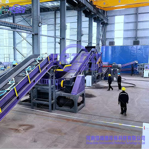 Bicycle Shredding and Sorting Line