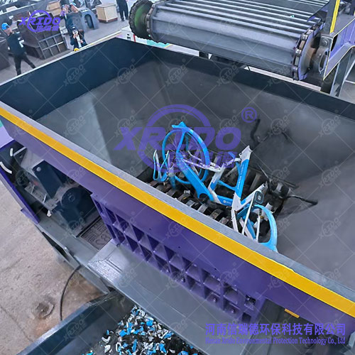Dual-shaft Scrap Bicycle Shredder