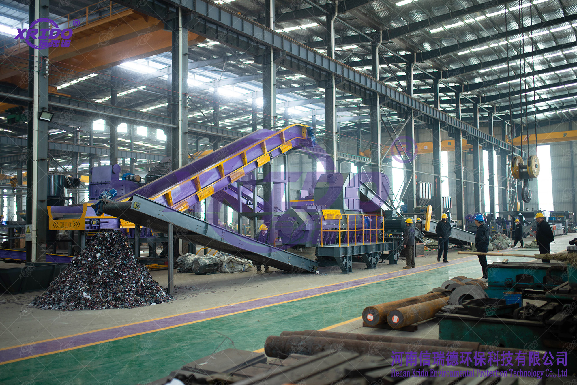C&I Waste into RDF, C&I shredder, rdf machine, xrido machine
