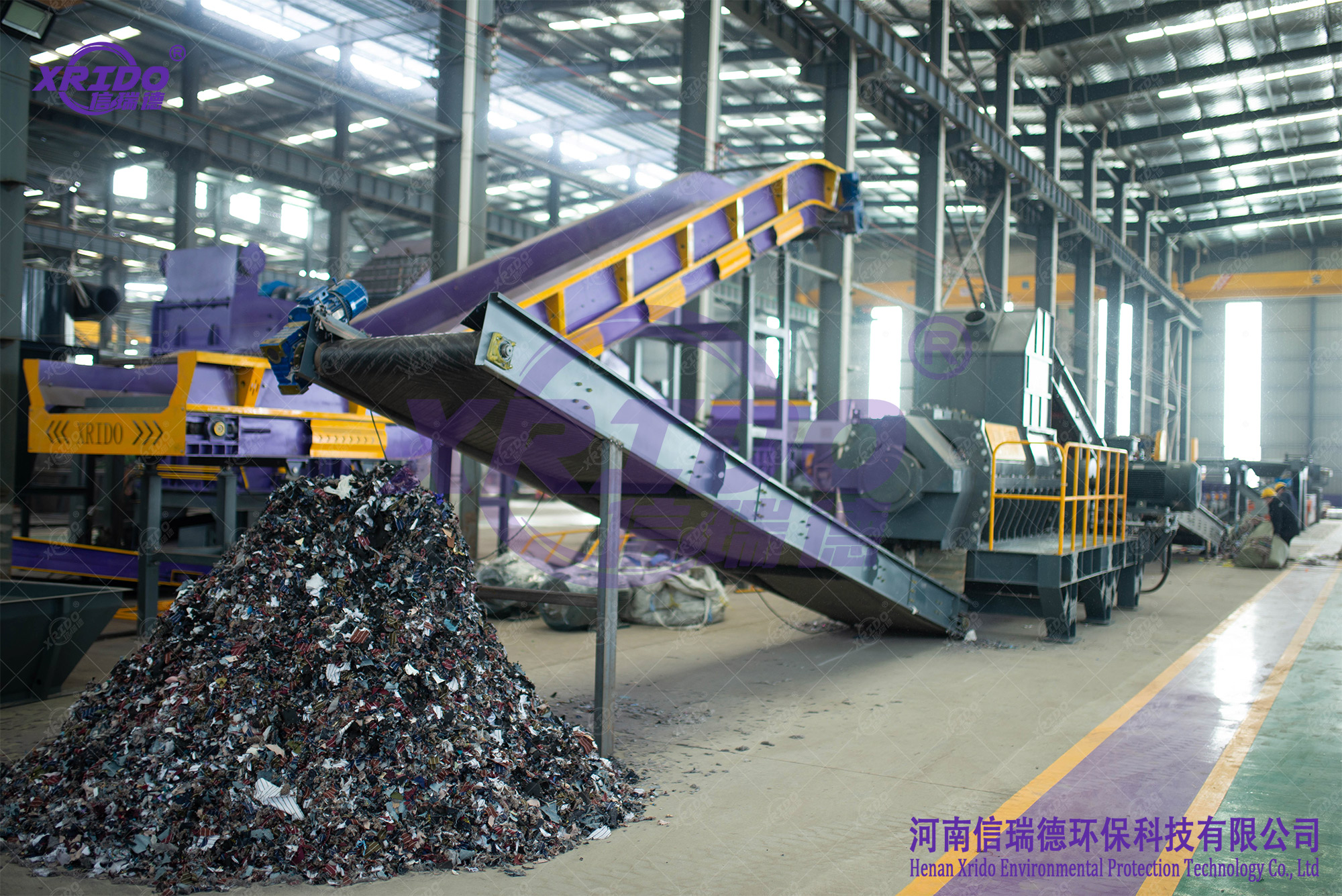 C&I Waste into RDF, C&I shredder, rdf machine, xrido machine