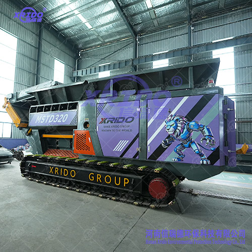 Mobile Pre-shredder for ELV Car, mobile Pre-shredder, mobile scrap metal shredder