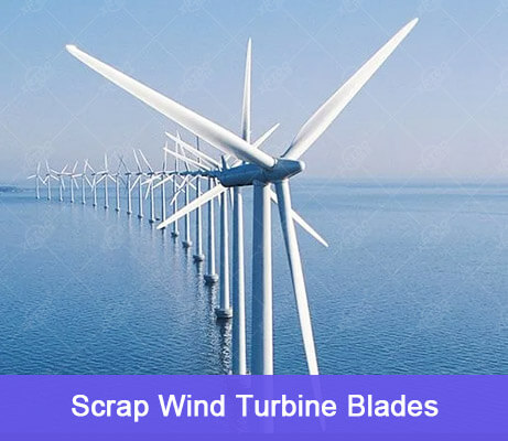 waste wind turbine blades