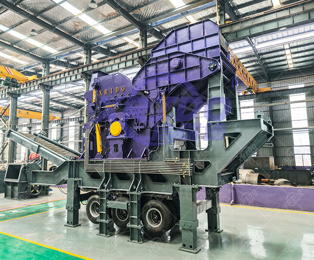 Mobile Scrap Metal Crusher
