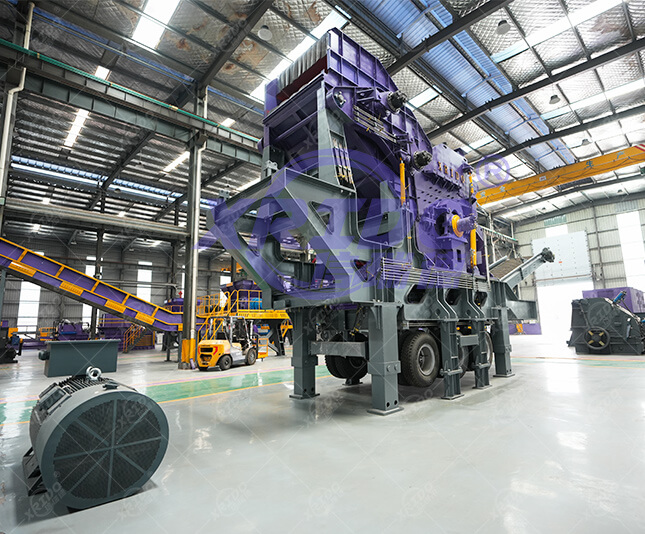 mobile metal crusher, mobile crusher, mobile waste metal crusher