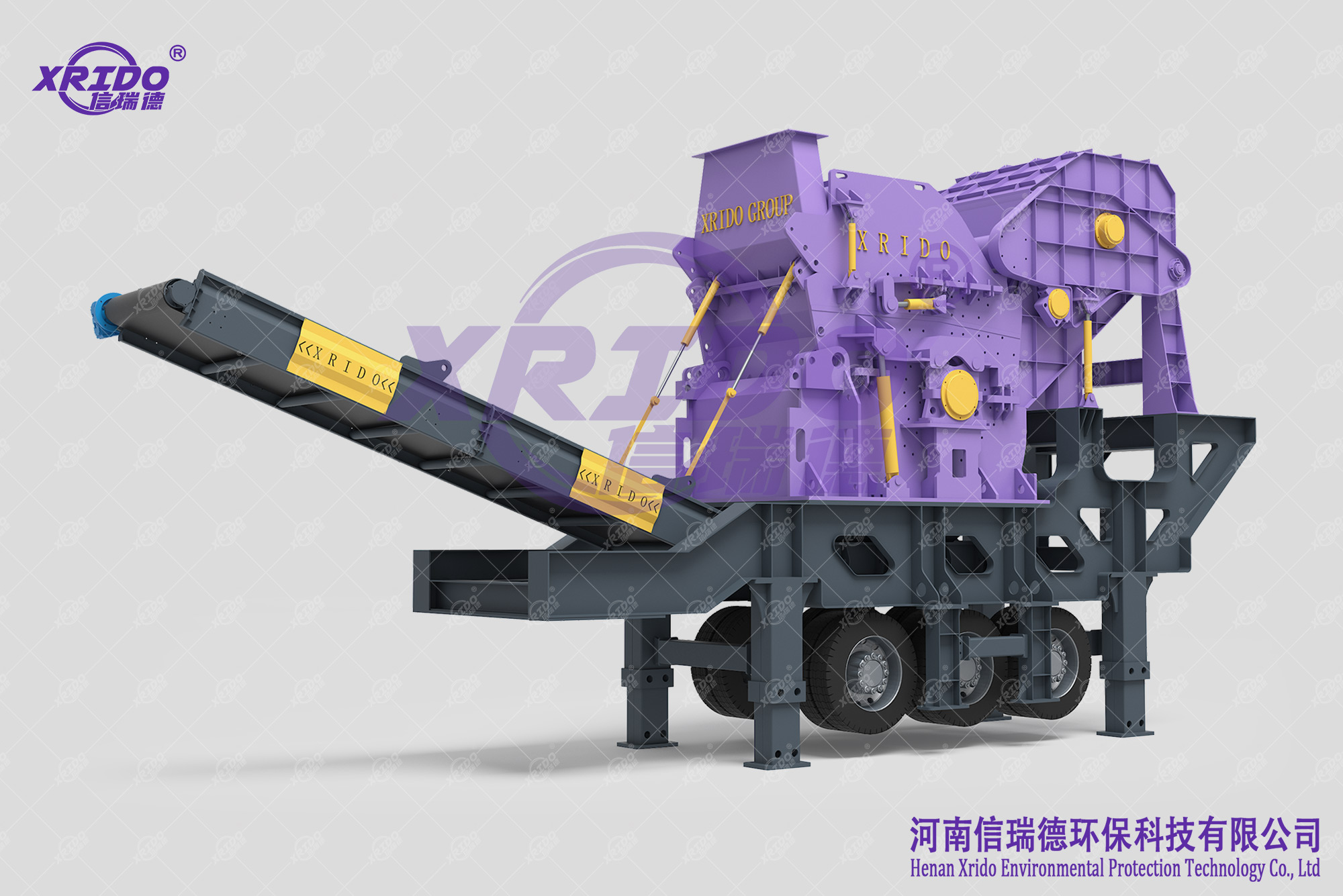 Mobile Waste Metal Crusher, Scrap Car Crushing Sorting