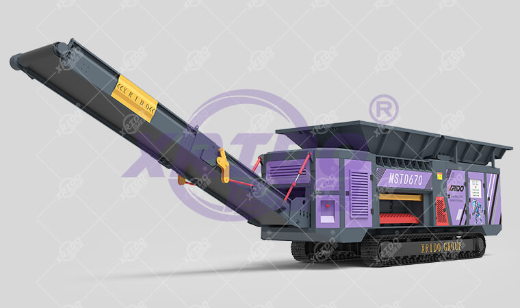 mobile car shell shredder