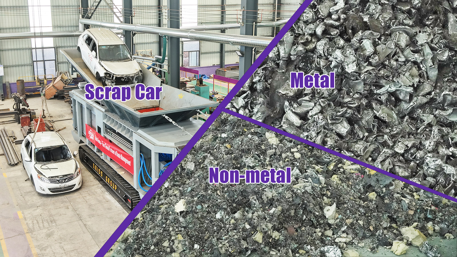 MSTD670 Mobile Shredder, Mobile Scrap Metal Recycling Lines