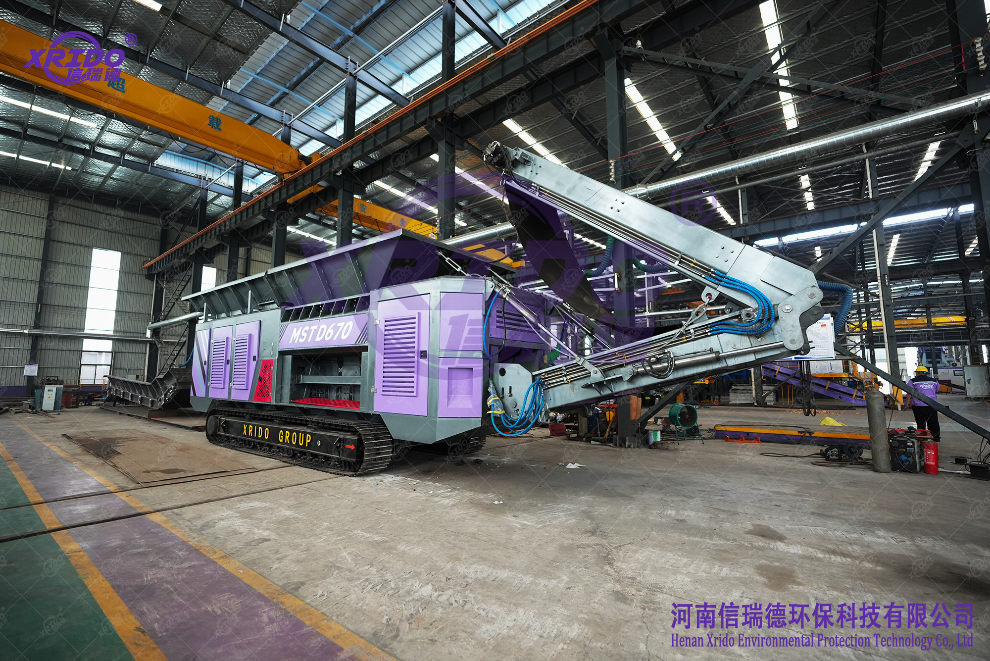 MSTD670 Tracked Mobile Shredder, Tracked Mobile Shredder