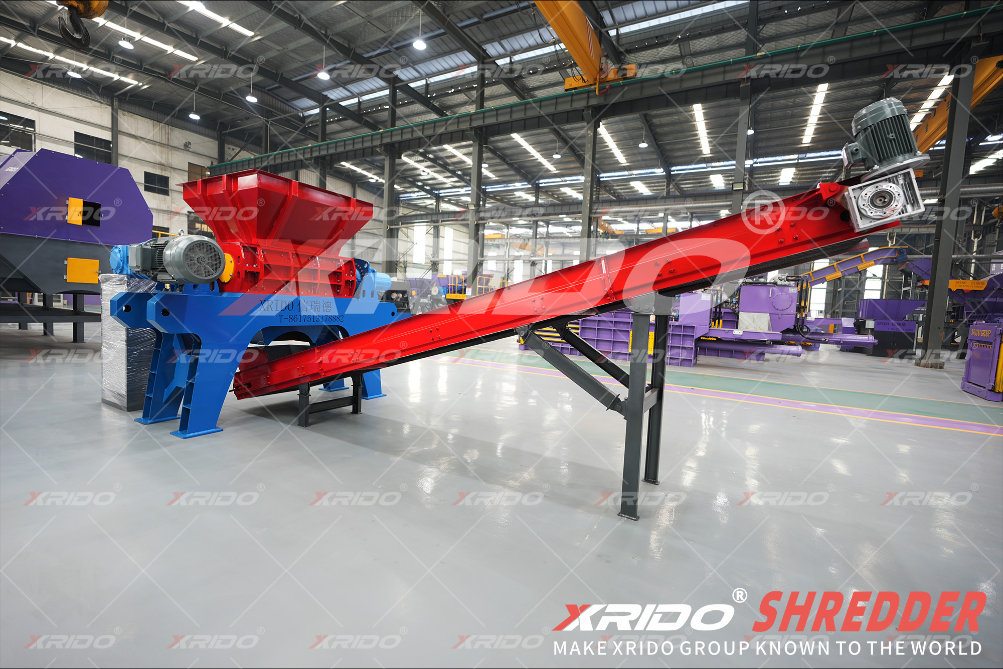 Xrido Garbage Shredding Machine, Garbage Shredding Machine, Shredder Recycling Machine