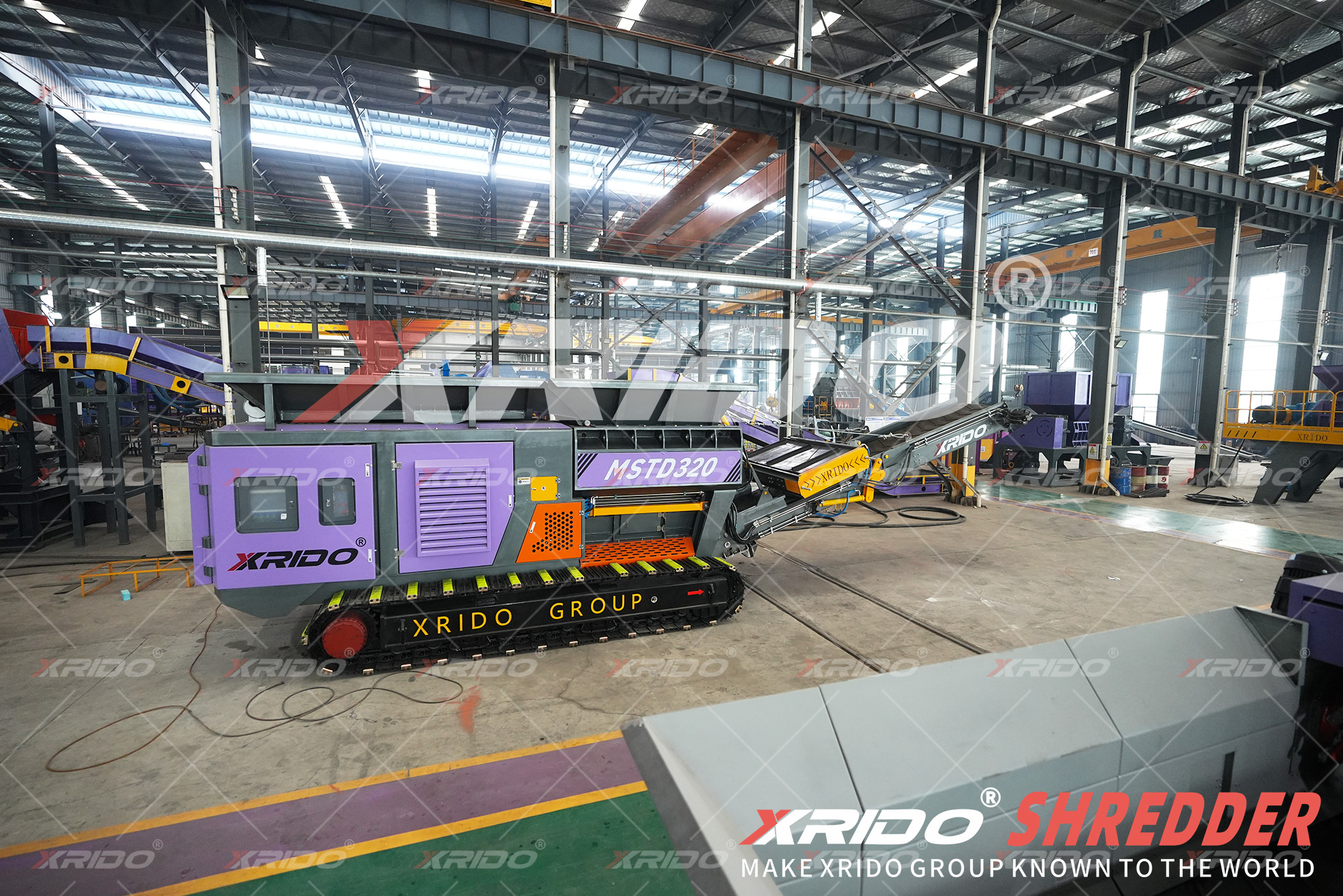 Xrido Garbage Shredding Machine, Garbage Shredding Machine, Shredder Recycling Machine