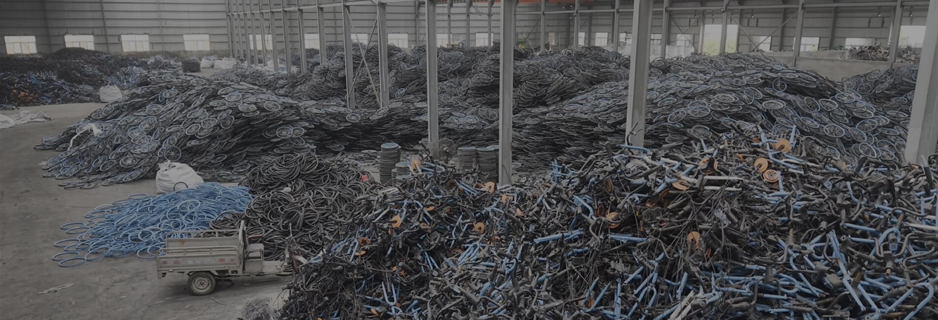Waste Bicycle Crushing and Sorting Line