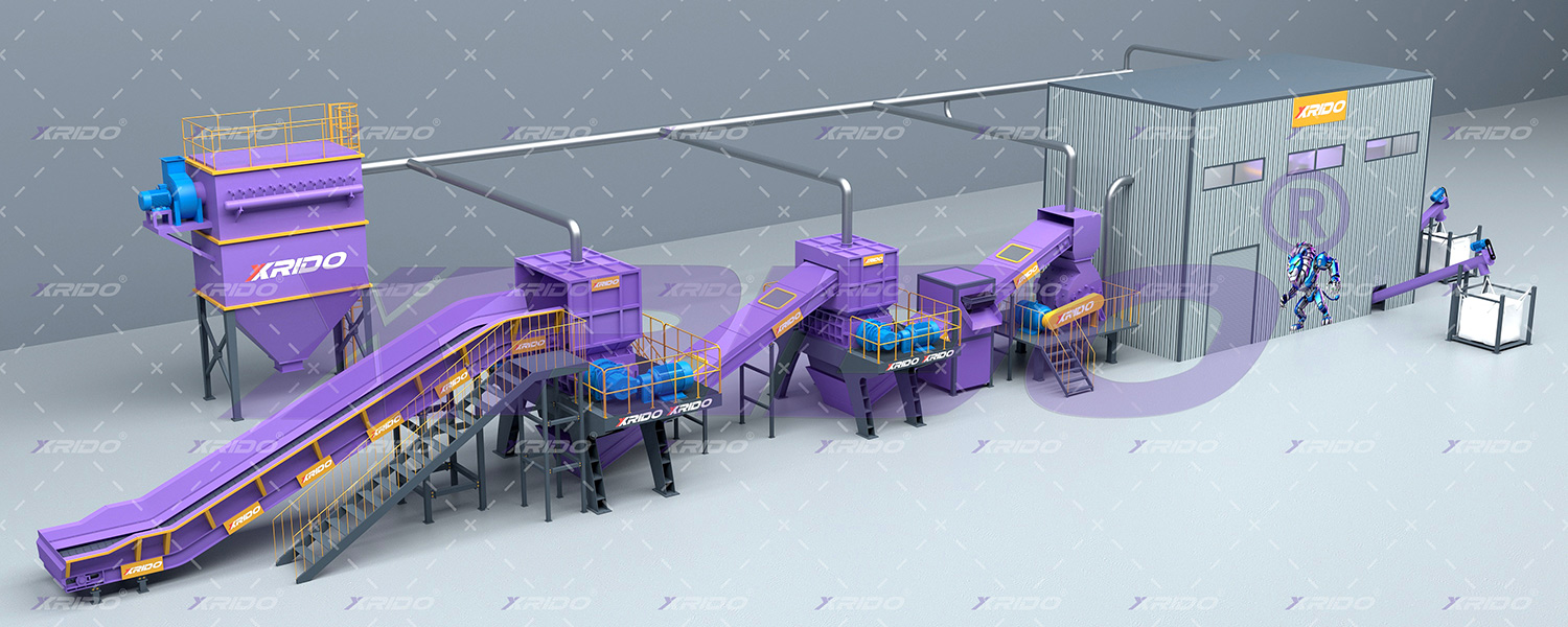 Waste Wind Turbine Blade Shredder, Waste Wind Turbine Blade Recycling Line