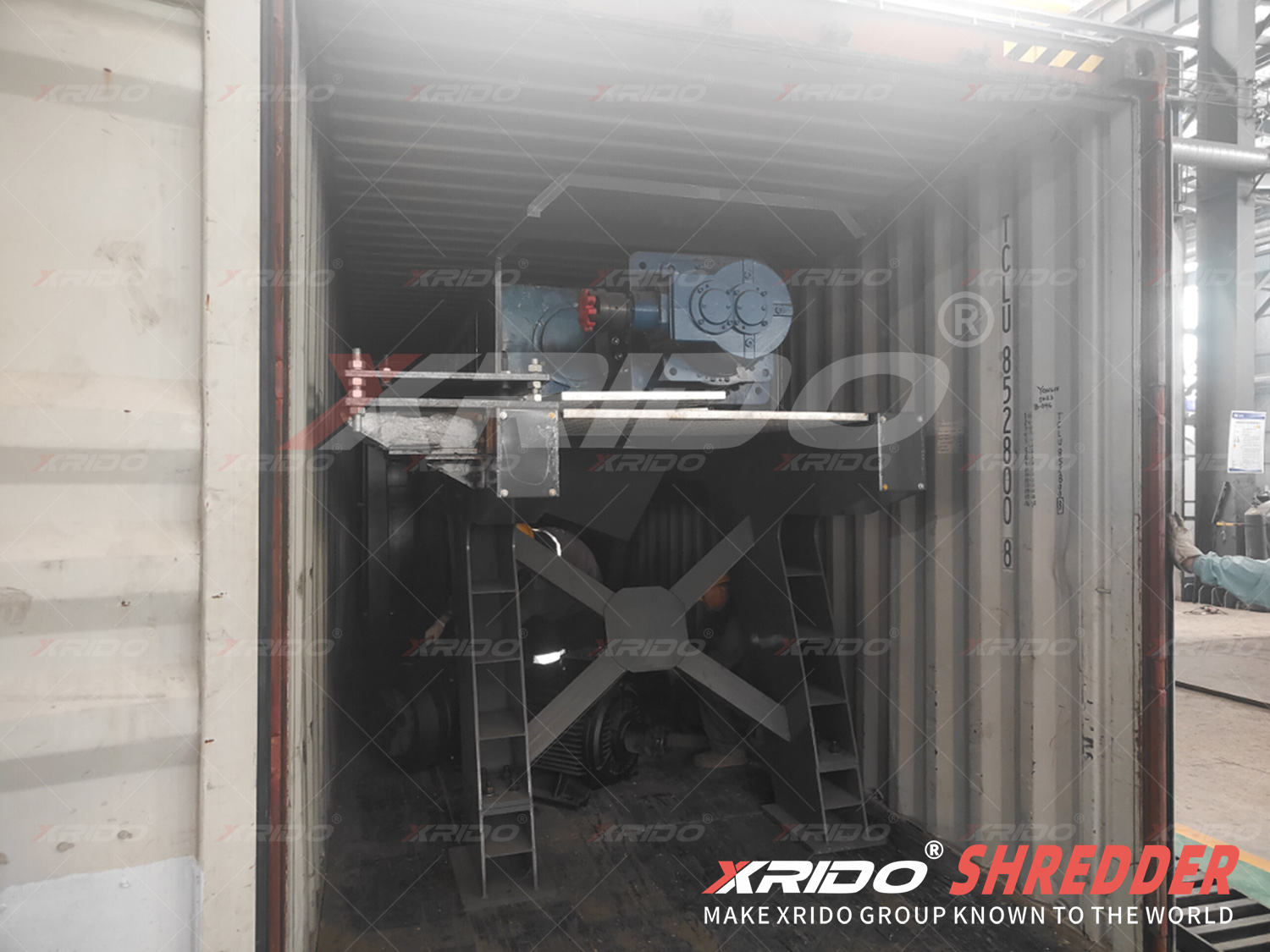 Scrap Metal Crushing Recycling Line, Xrido Metal Crushing Line 