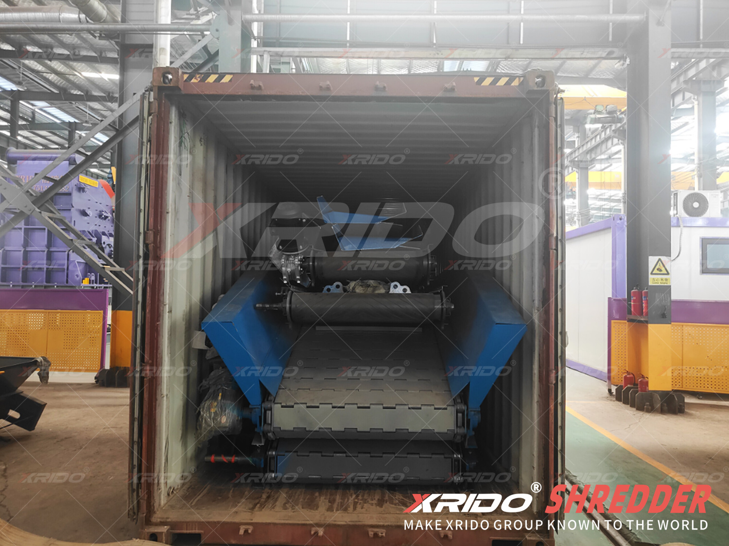 Scrap Metal Crushing Recycling Line, Xrido Metal Crushing Line 