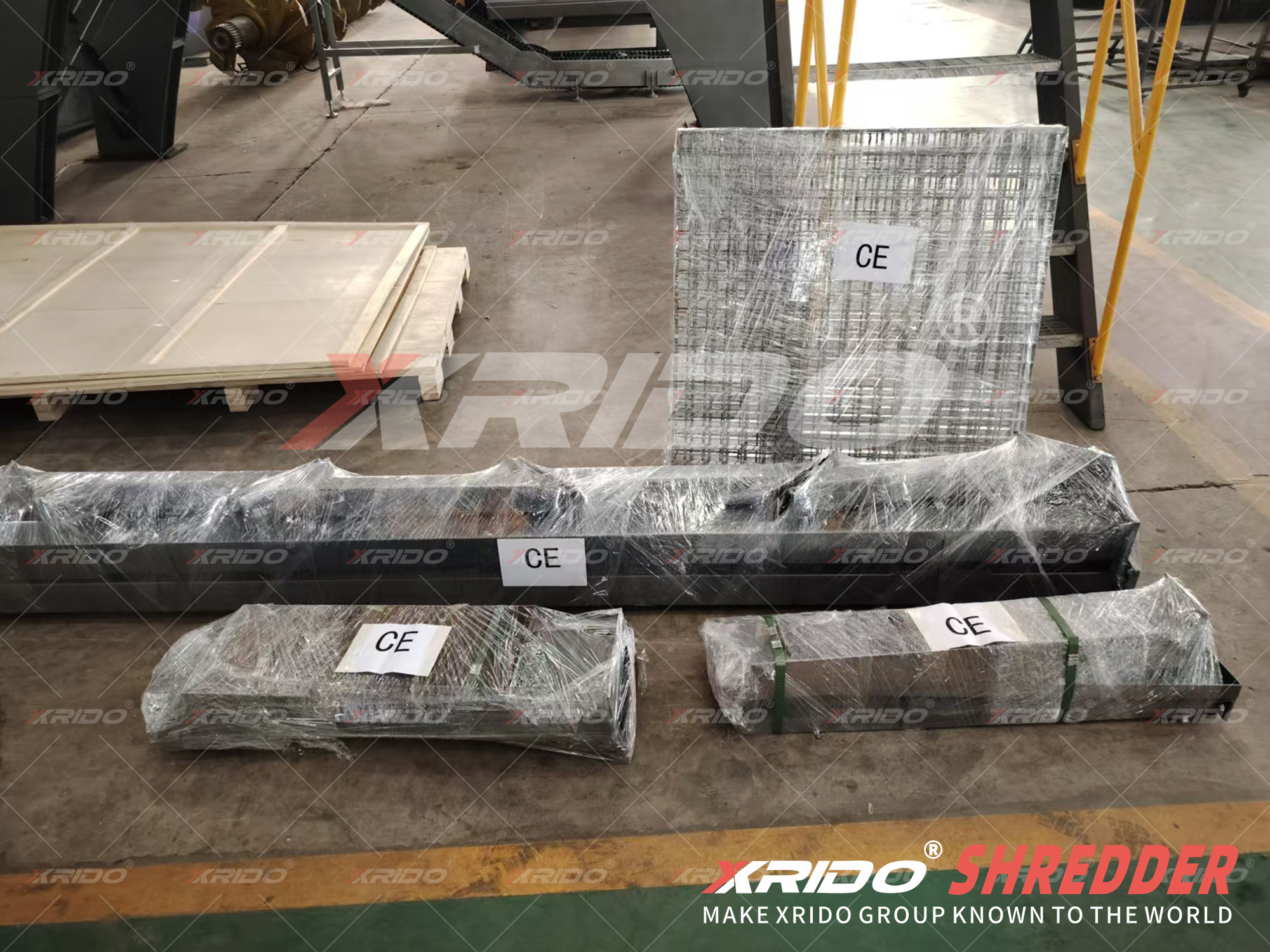 1600 Dual-Shaft Shredder Shipped to Chile, Dual-Shaft Shredder