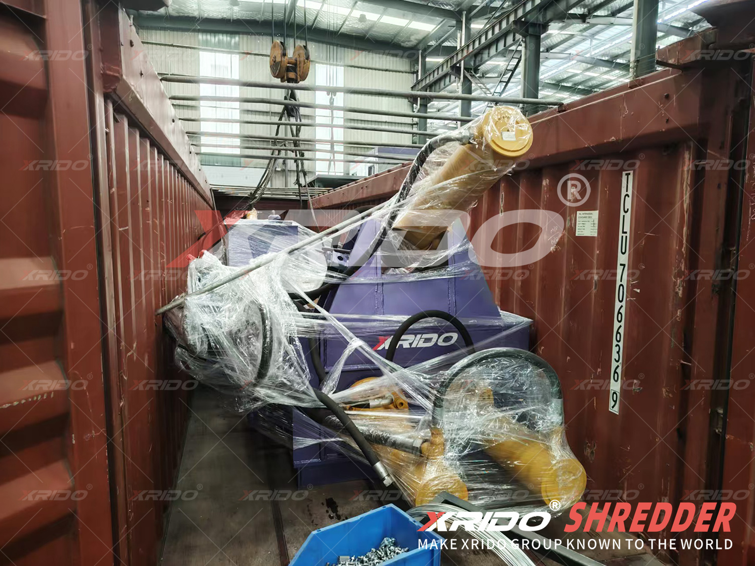 Xrido 160t Metal Baler Shipped to Australia, Metal Baler