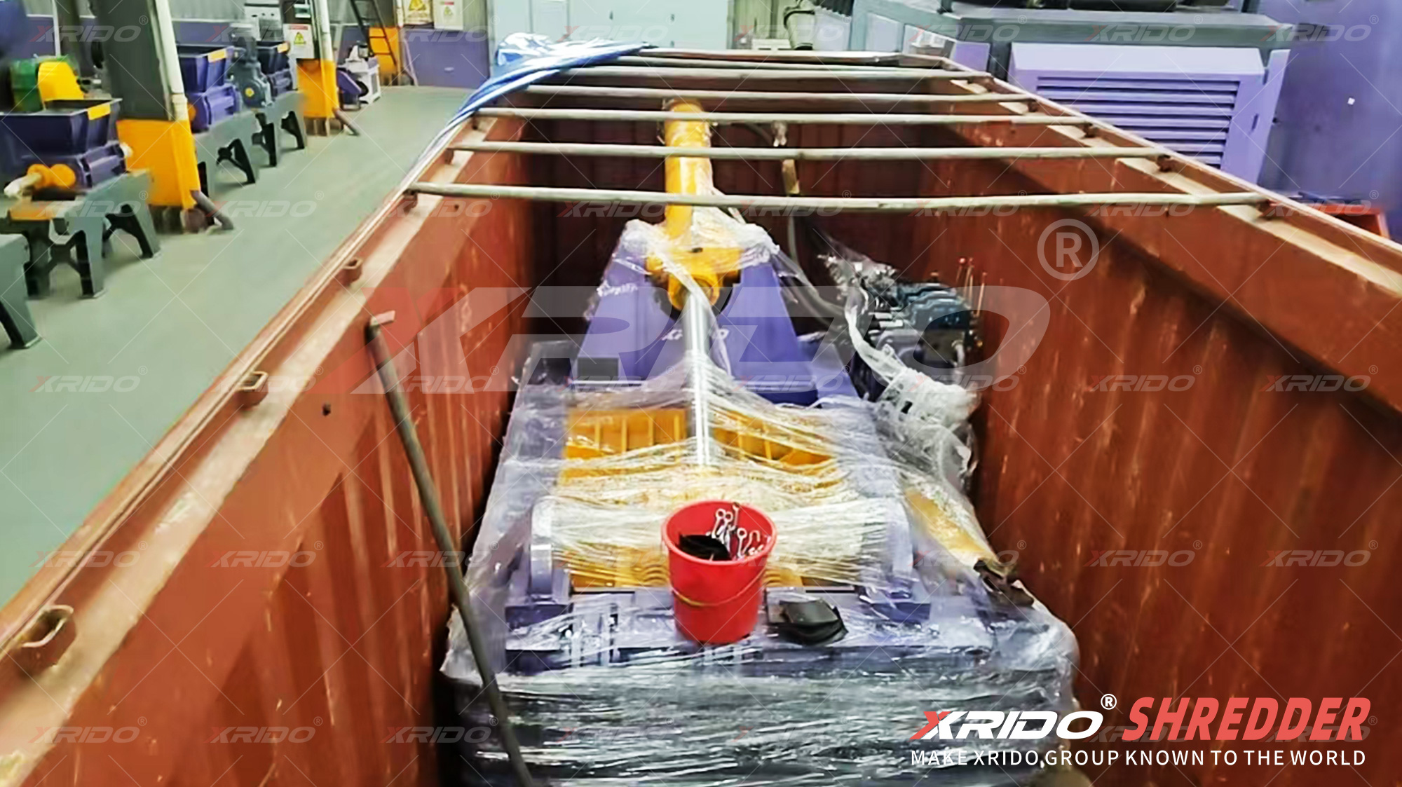 Xrido 160t Metal Baler Shipped to Australia, Metal Baler