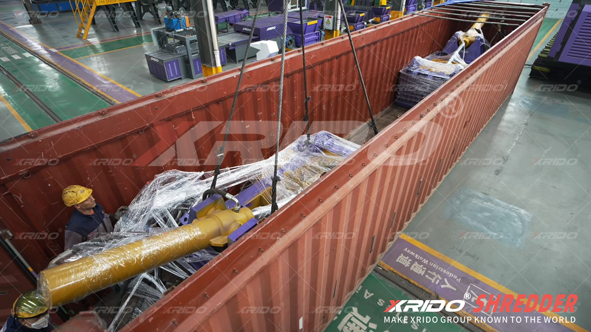 Xrido 160t Metal Baler Shipped to Australia, Metal Baler