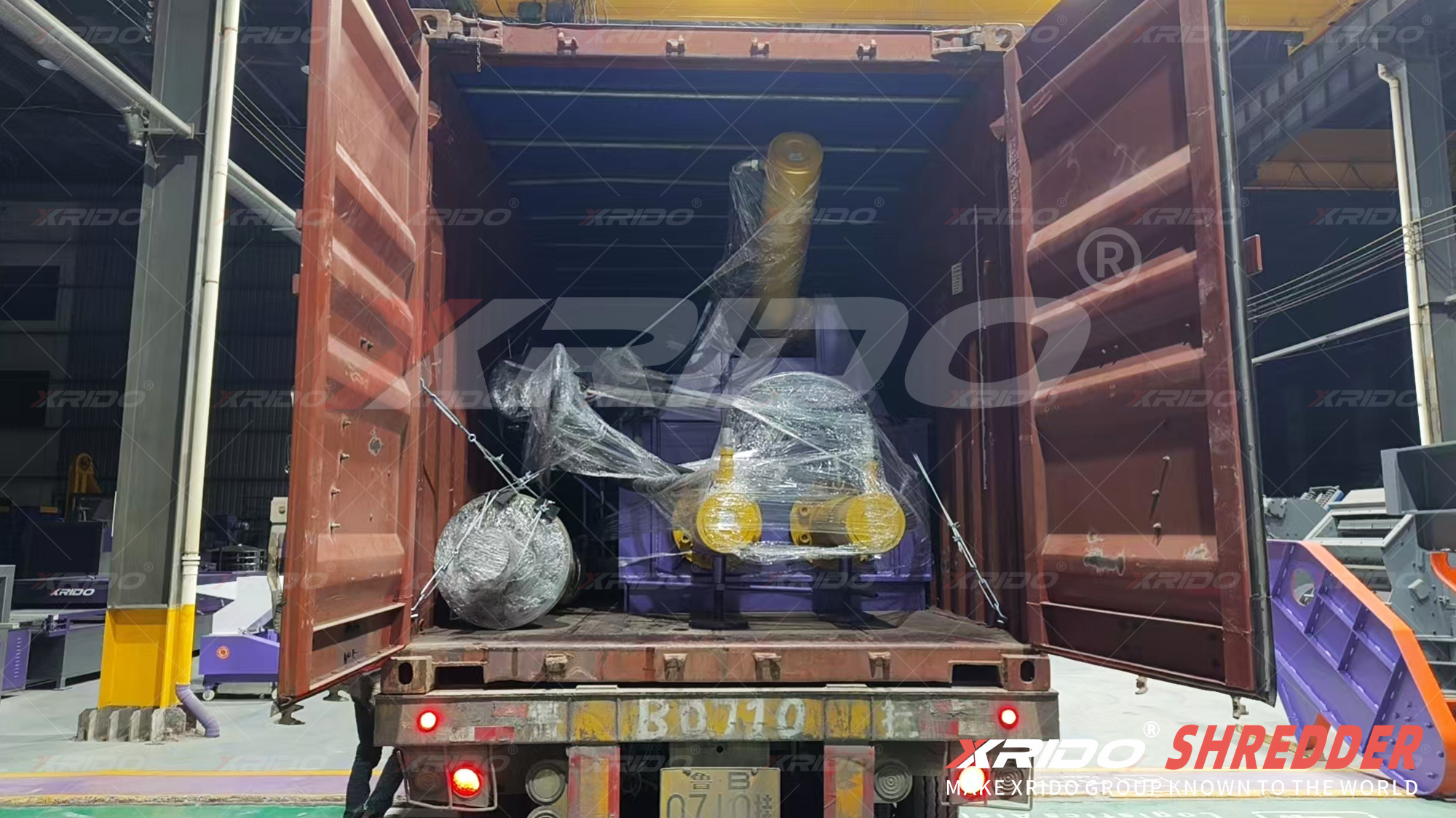 Xrido 160t Metal Baler Shipped to Australia, Metal Baler