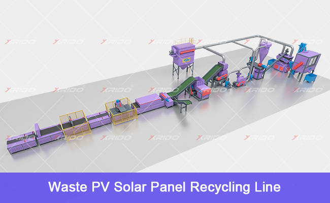 Waste PV Solar Panel Recycling Line