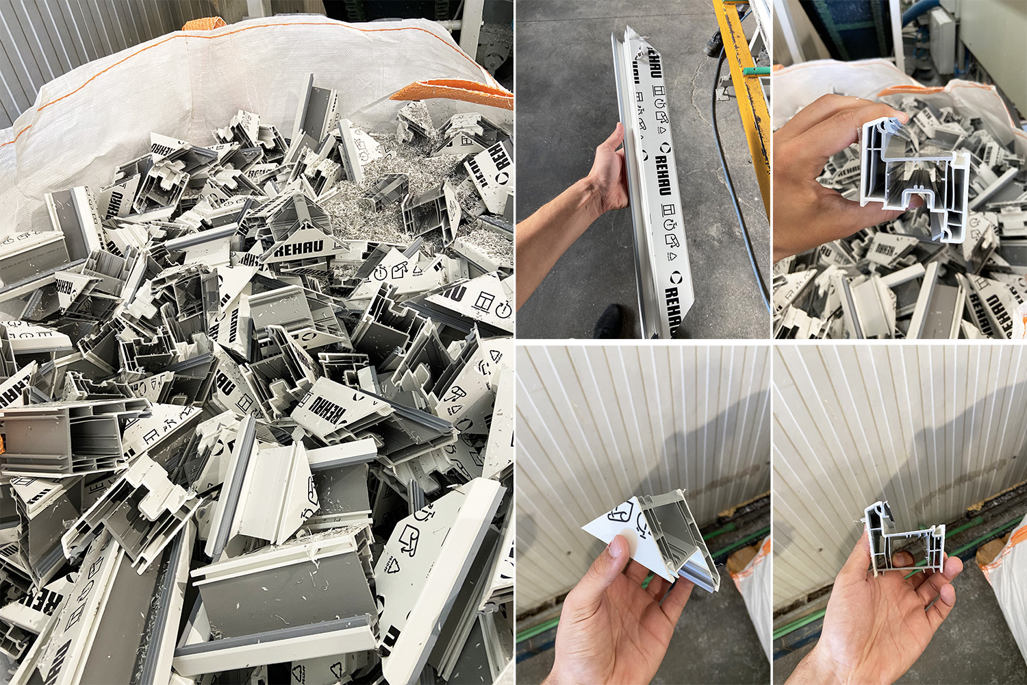 Scrap UPVC Window Profiles, Scrap PVC
