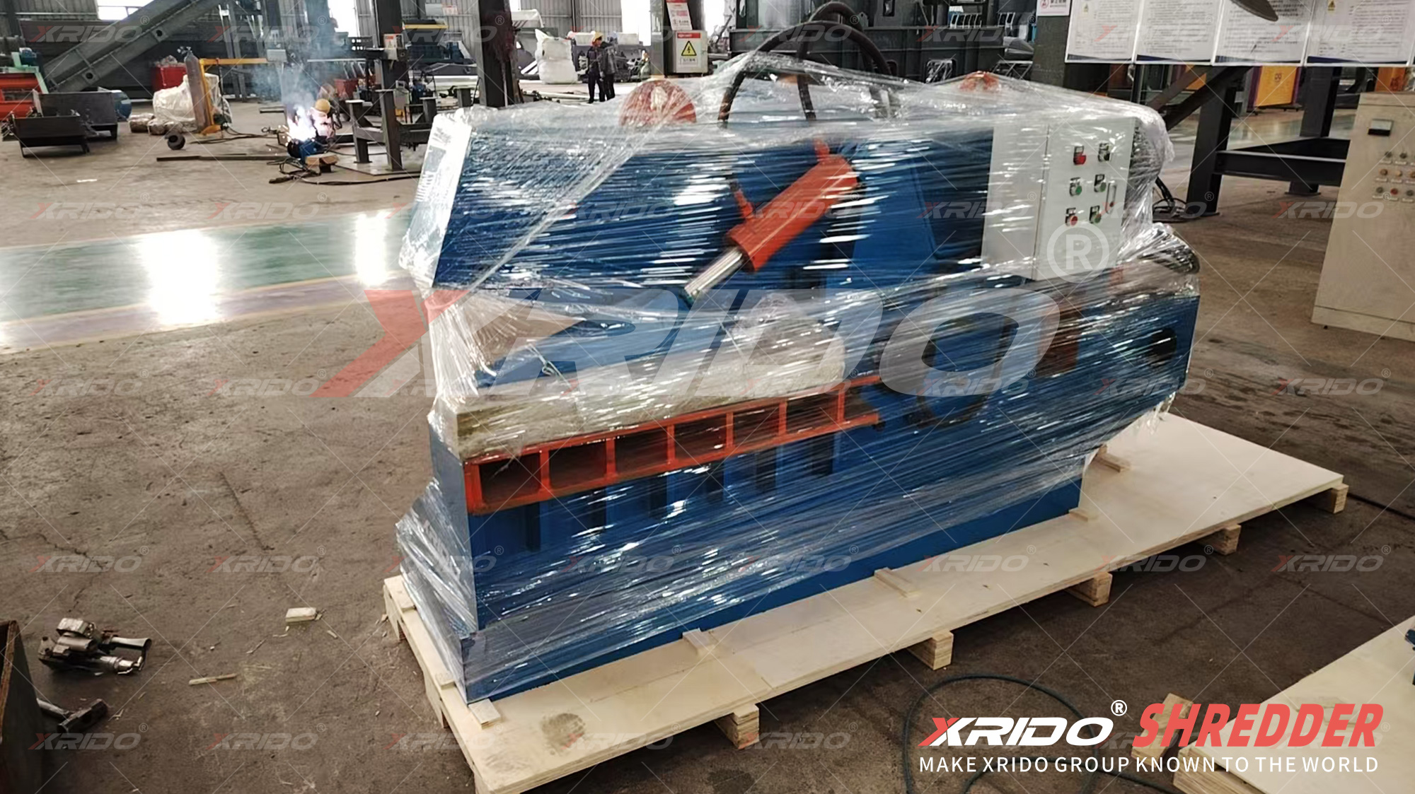 200T Alligator Shear Shipped to Argentina, 200T Alligator Shear