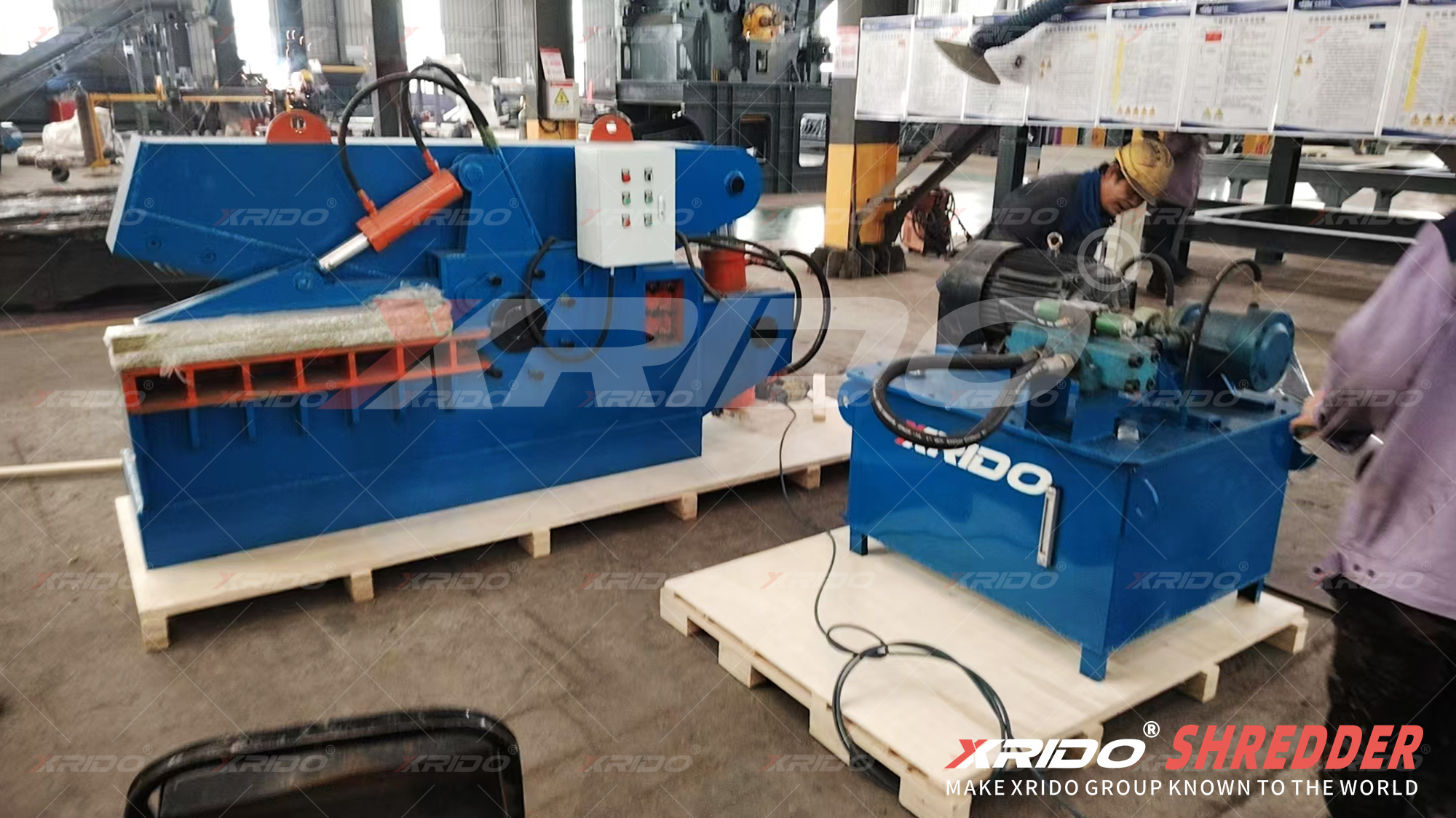 200T Alligator Shear Shipped to Argentina, 200T Alligator Shear